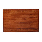 Tables gigognes en C marron, lot de 2