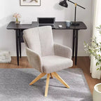 Chaise de bureau pivotante en tissu, multicolore, une place