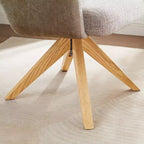Chaise de bureau pivotante en tissu, multicolore, une place