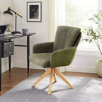 Chaise de bureau pivotante en tissu, multicolore, une place
