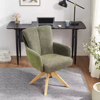 Chaise de bureau pivotante en tissu, multicolore, une place