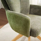 Chaise de bureau pivotante en tissu, multicolore, une place