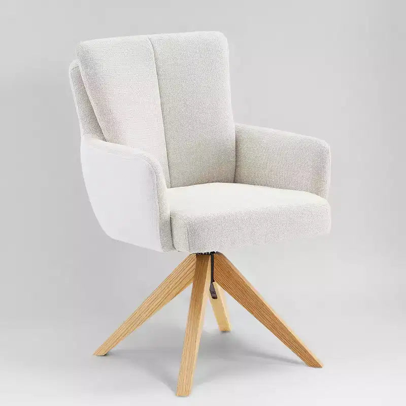 Chaise de bureau pivotante en tissu, multicolore, une place