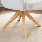 Chaise de bureau pivotante en tissu, multicolore, une place