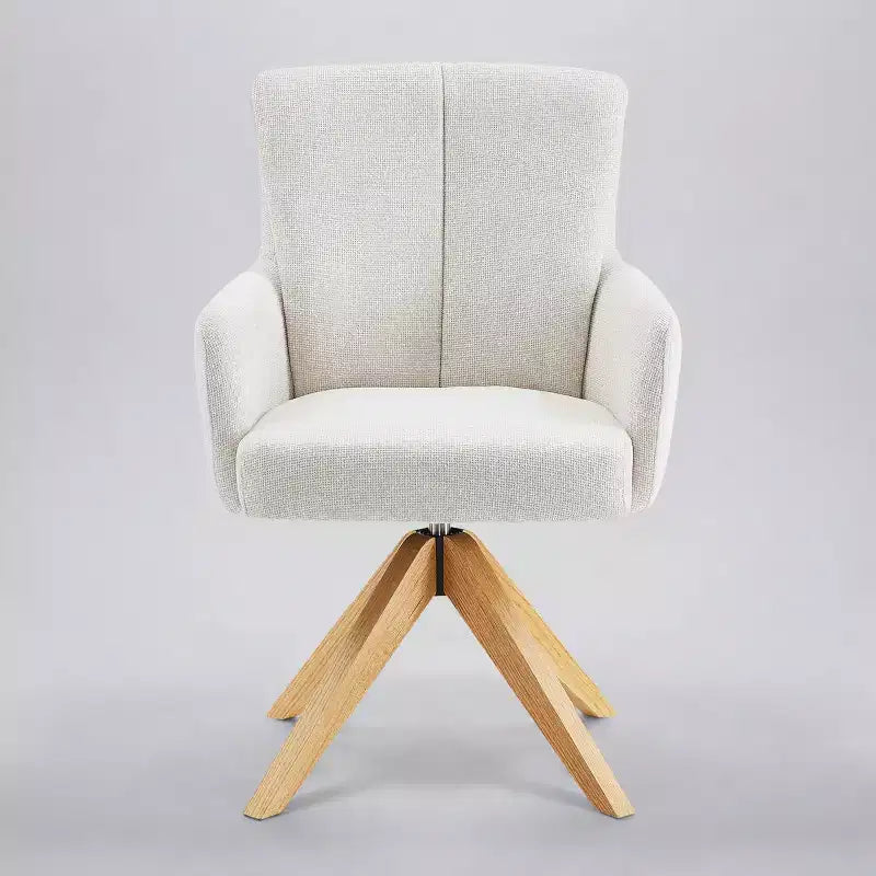 Chaise de bureau pivotante en tissu, multicolore, une place