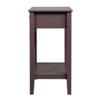 Table de chevet Karl Home 1 tiroir en MDF marron de 46 cm de large