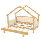 Lit jumeau blanc avec rails rembourrés – Pour enfants et adolescents