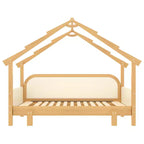 Lit jumeau blanc avec rails rembourrés – Pour enfants et adolescents