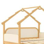 Lit jumeau blanc avec rails rembourrés – Pour enfants et adolescents