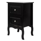 Table de chevet noire 1 pièce, simple