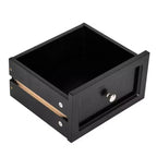 Table de chevet noire 1 pièce, simple