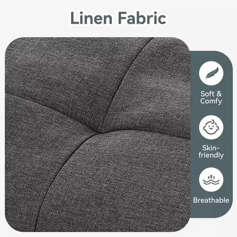 Canapé-lit futon convertible, similicuir, dossier et accoudoirs réglables, 2 places, bleu/marron/gris/noir/blanc