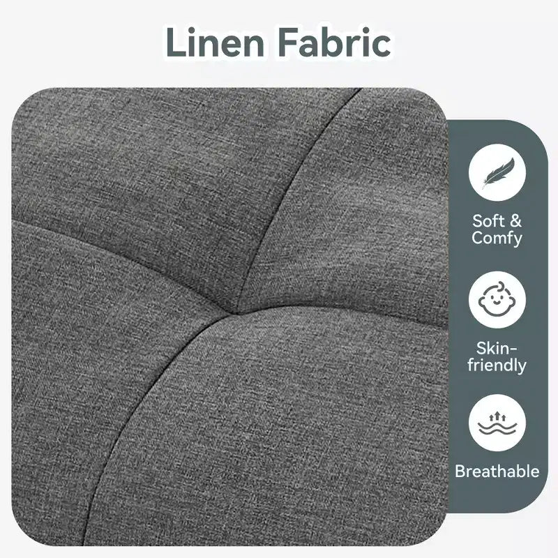 Canapé-lit futon convertible, similicuir, dossier et accoudoirs réglables, 2 places, bleu/marron/gris/noir/blanc