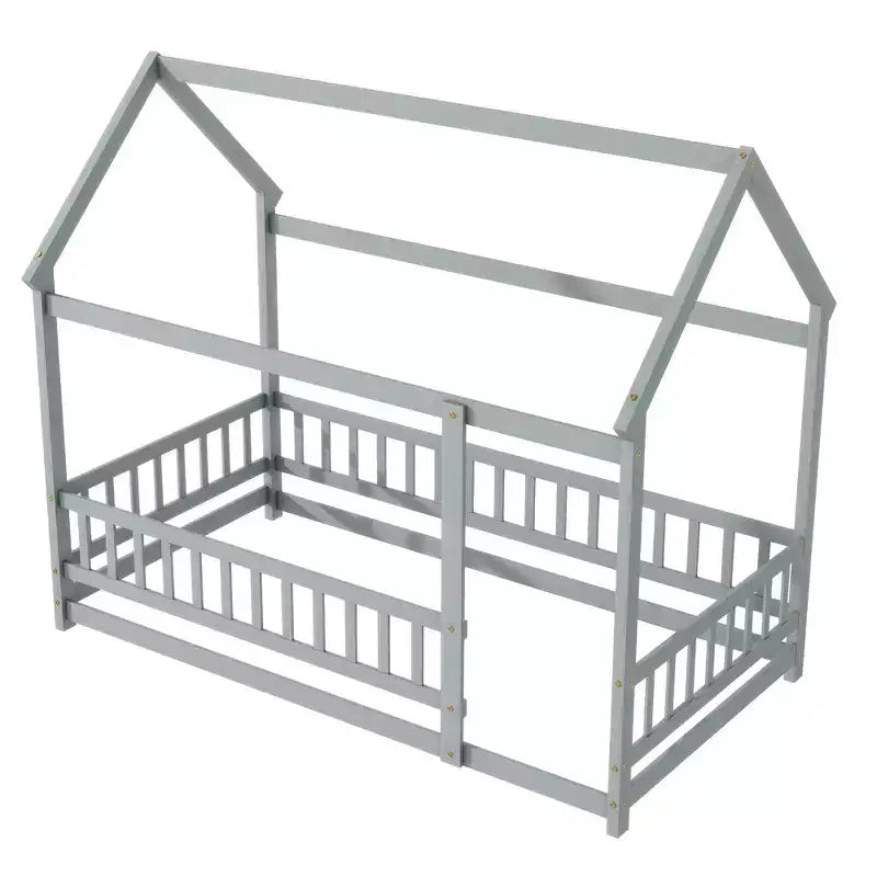 Lit superposé king size, marron, 2 personnes