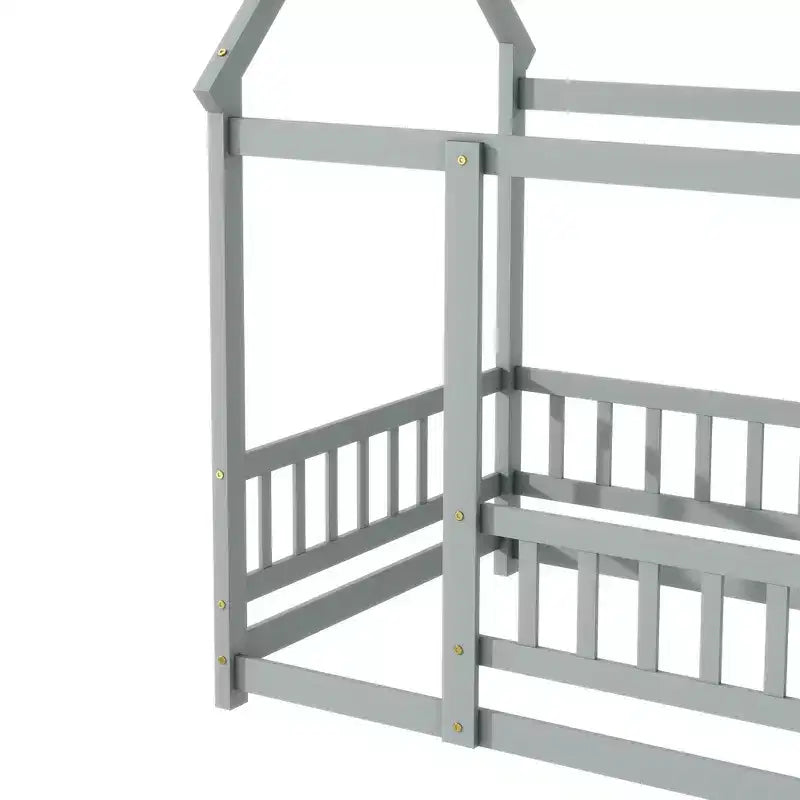 Lit superposé king size, marron, 2 personnes