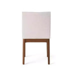 Ensemble table à manger rectangulaire, beige clair / noyer, 4 places