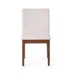 Ensemble table à manger rectangulaire, beige clair / noyer, 4 places