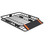 Panier de toit en acier noir, universel, 1 véhicule