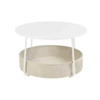 Ensemble de 2 chaises d'appoint sans accoudoirs en lin beige